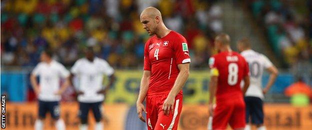 Switzerland defender Philippe Senderos