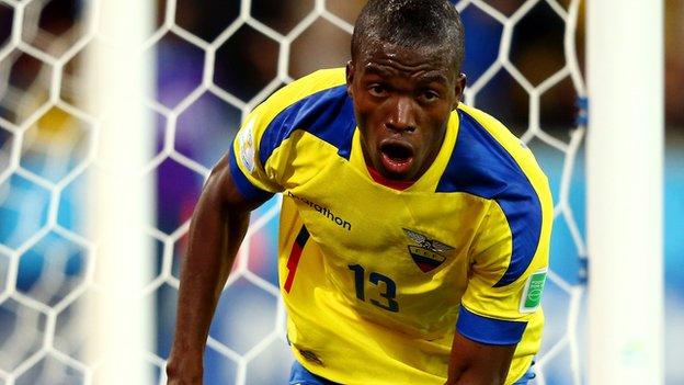 Ecuador forward Enner Valencia