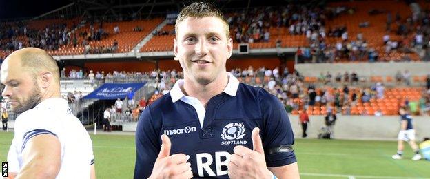 Scotland fly-half Finn Russell