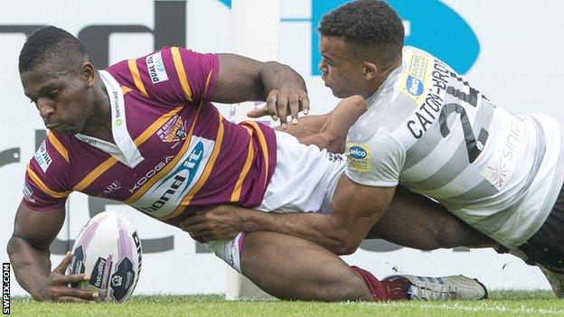 Jermaine McGillvary scores for Huddersfield