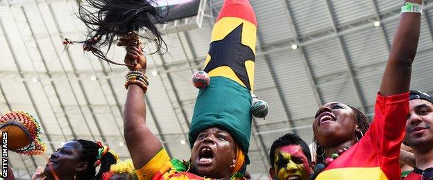 Ghana fans