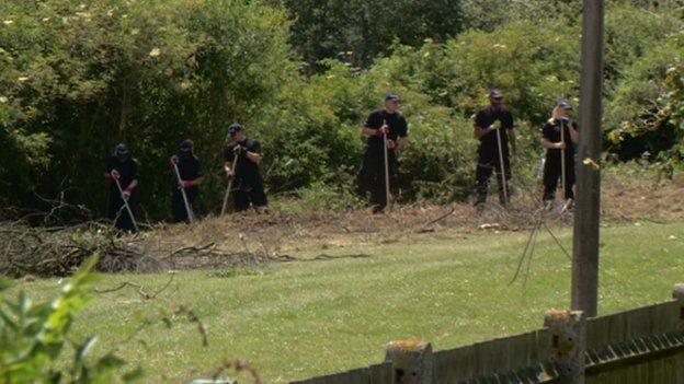 Police searching near Avon Way, Colchester