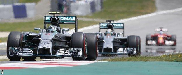 Nice Rosberg and Lewis Hamilton