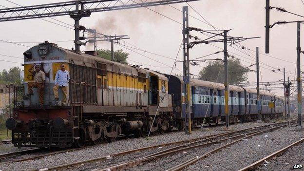 More than 12,000 passenger trains run daily on India's railway network