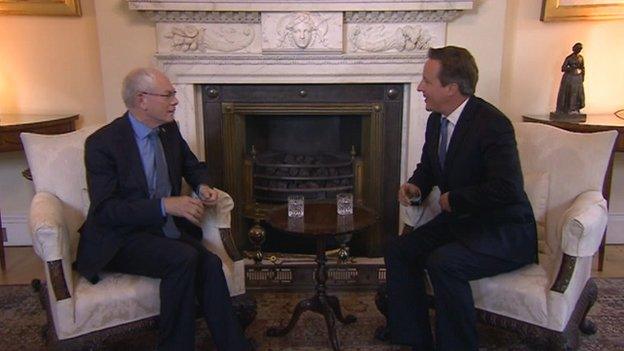 David Cameron & Herman Van Rompuy