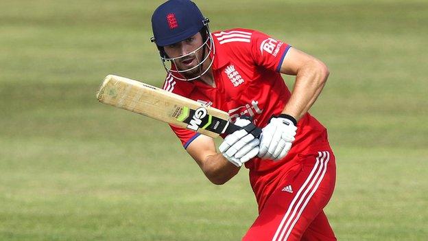 James Vince in action for England Lions