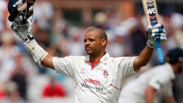 Lancashire skipper Ashwell Prince