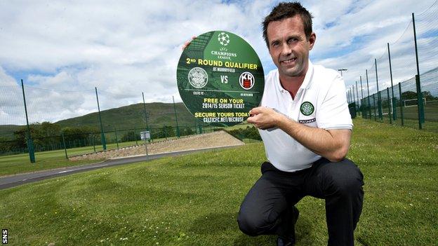 Celtic manager Ronny Deila