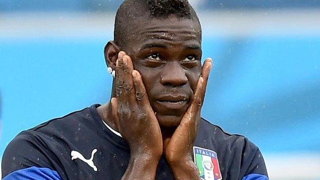 Italy striker Mario Balotelli