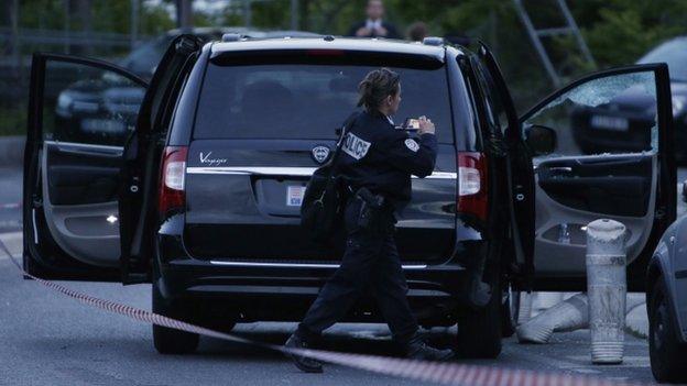 Helene Pastor was shot outside the Archet hospital in Nice (May 2014)