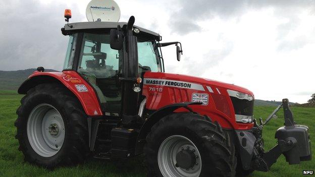 The internet access tractor