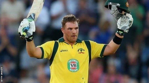 Australian one-day international Aaron Finch had only two hit two first-class centuries in 42 previous matches