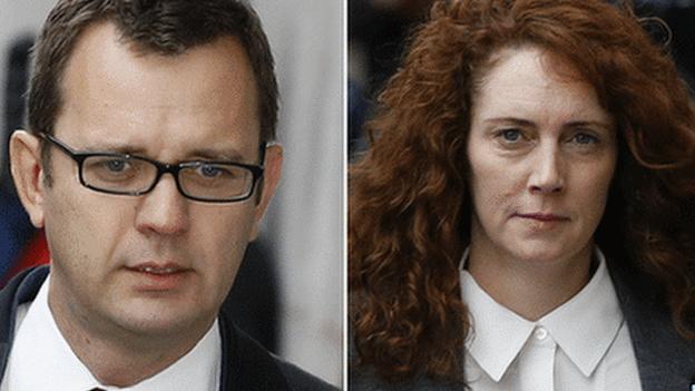 Andy Coulson and Rebekah Brooks