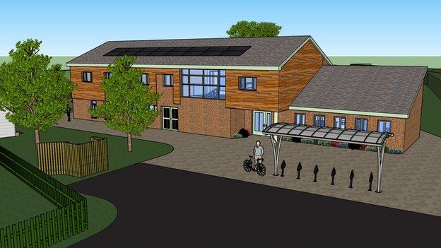 Artist's impression of Thame children's home