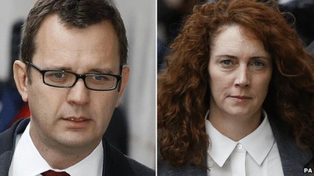 Andy Coulson and Rebekah Brooks