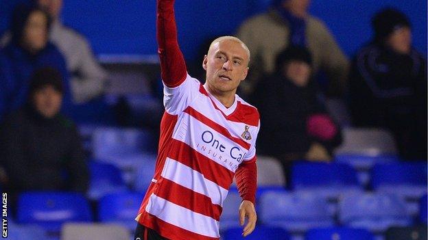 Doncaster Rovers midfielder David Cotterill