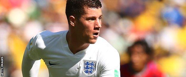 England's Ross Barkley in action in Brazil