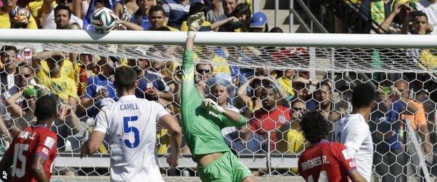 England goalkeeper Ben Foster