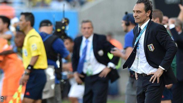 Italy coach Cesare Prandelli