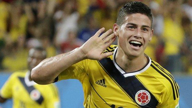 Colombia playmaker James Rodriguez