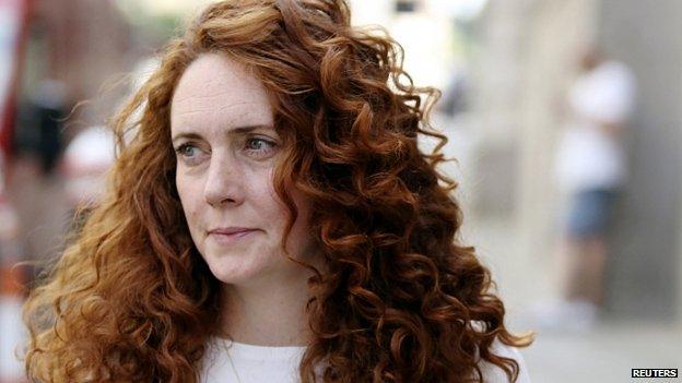 Rebekah Brooks leaves court