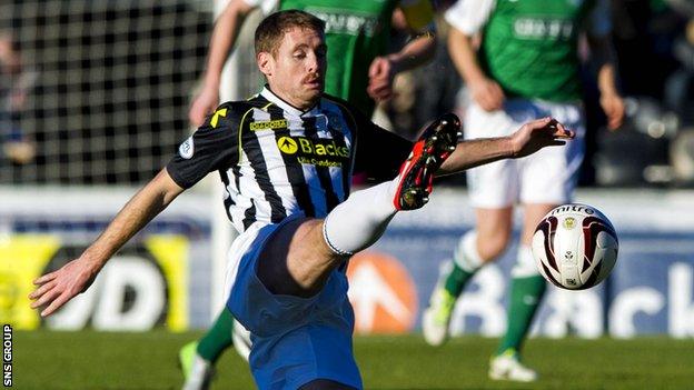 David van Zanten made his St Mirren debut in 2003