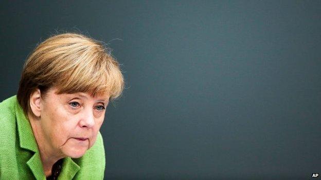 File photo: Angela Merkel, 24 June 2014