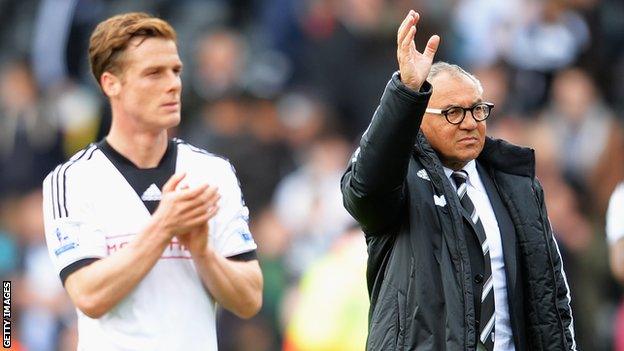 Scott Parker and Felix Magath