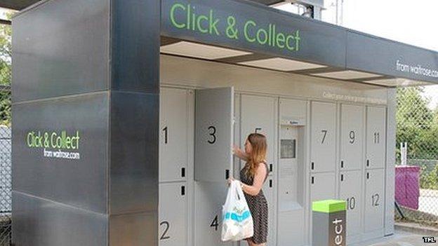 Click and collect lockers