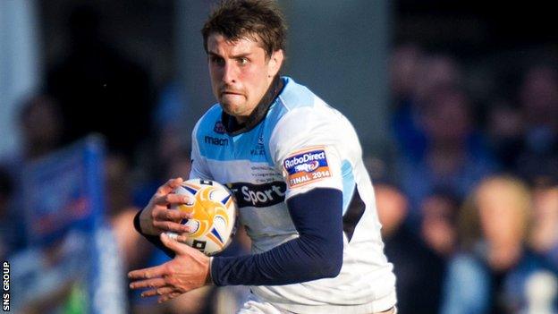 Peter Murchie played in the Pro12 final for Glasgow