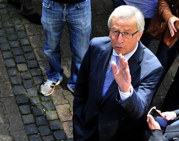 Jean-Claude Juncker in Luxembourg, 25 May