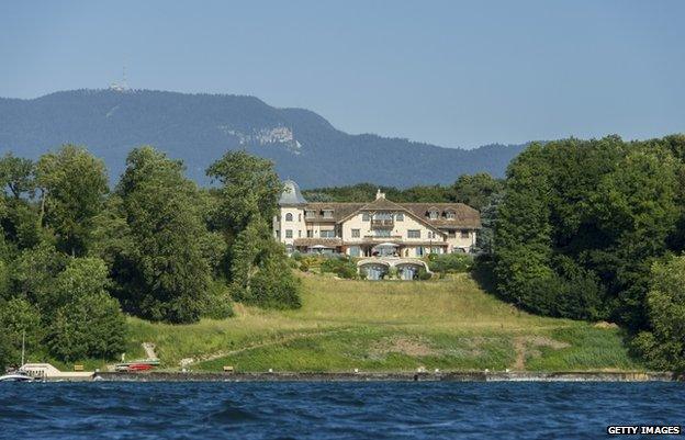 Villa La Reserve, house of Formula 1 Champion Michael Schumacher, in Gland, (June 2014)