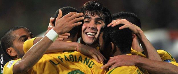 Brazil beat Chile in 2010