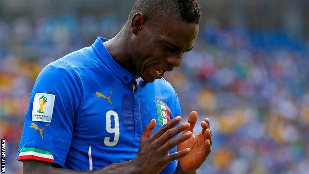 Mario Balotelli of Italy