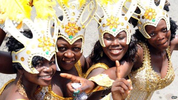 Lagos carnival participants - Nigeria, 2012