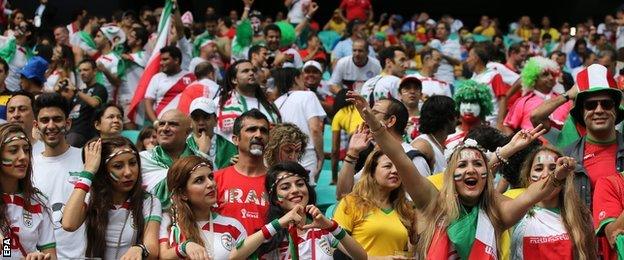 Iran fans