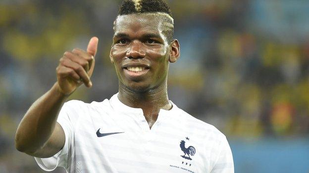 France midfielder Paul Pogba