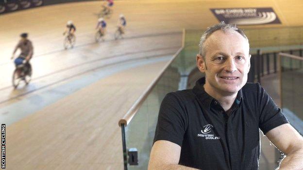 Scottish Cycling's head of performance Gary Coltman