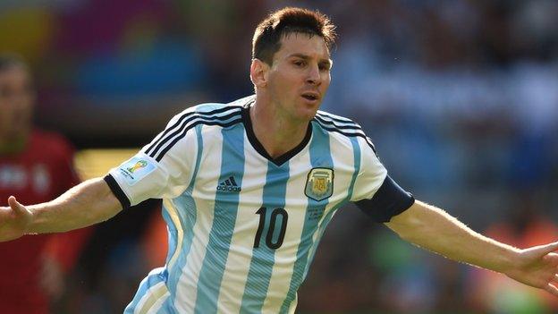 Argentina's Lionel Messi