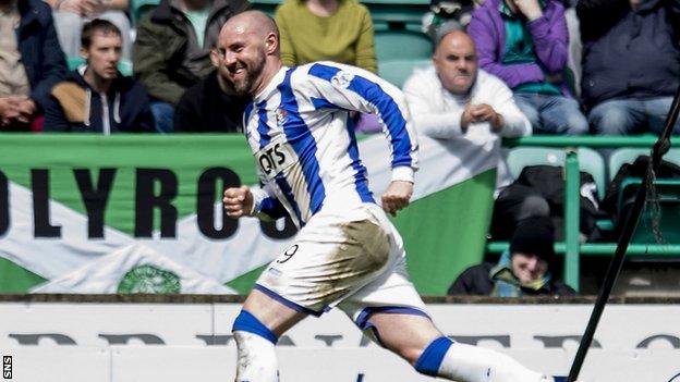 Kilmarnock striker Kris Boyd