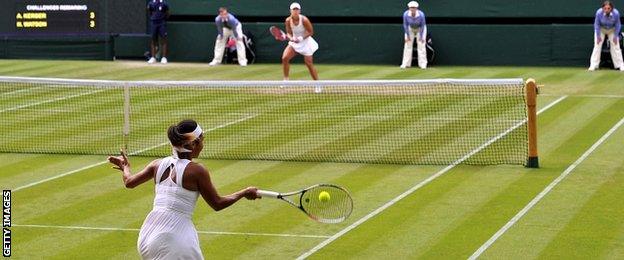 Heather Watson and Angelique Kerber