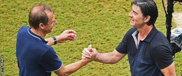 Jurgen Klinsmann and Joachim Low