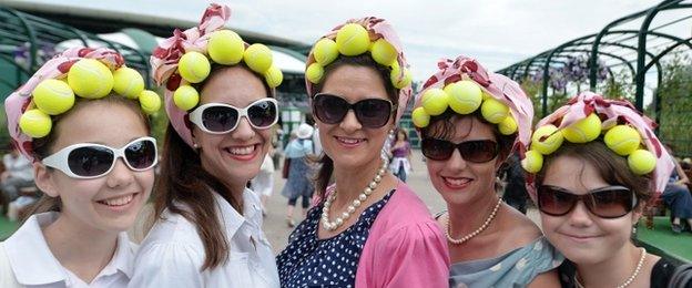 Fans at Wimbledon