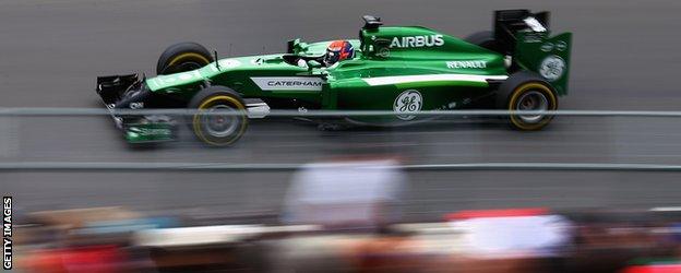 Caterham F1 car