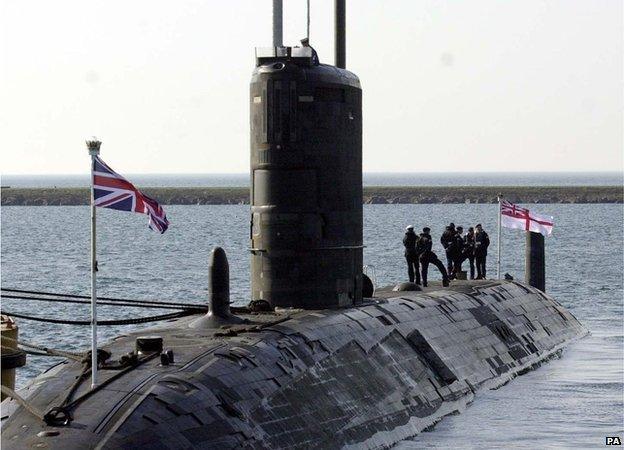 HMS Turbulent at Devonport