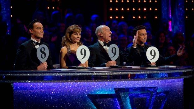 Craig Revel Horwood, Darcey Bussell, Len Goodman and Bruno Tonioli