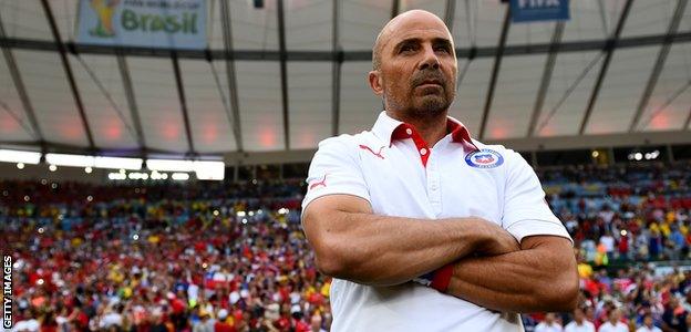 Chile coach Jorge Sampaoli