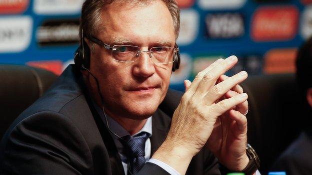 Fifa secretary general Jerome Valcke