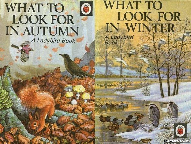 What to look for in Autumn and Winter - Ladybird book covers by Charles Tunnicliffe