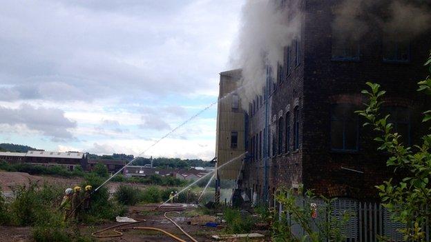 Fire at Royal Doulton factory